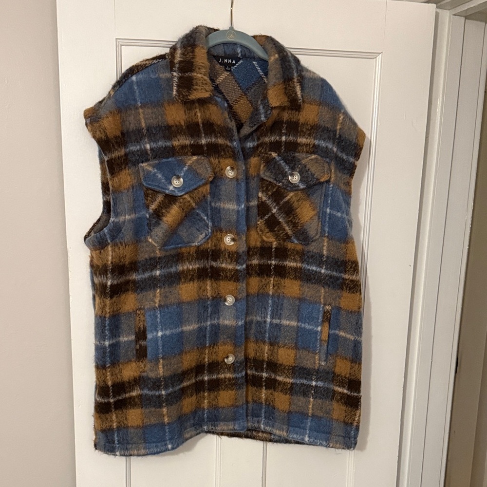 Plaid Vest